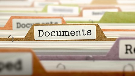 Documents on Business Folder in Catalog.